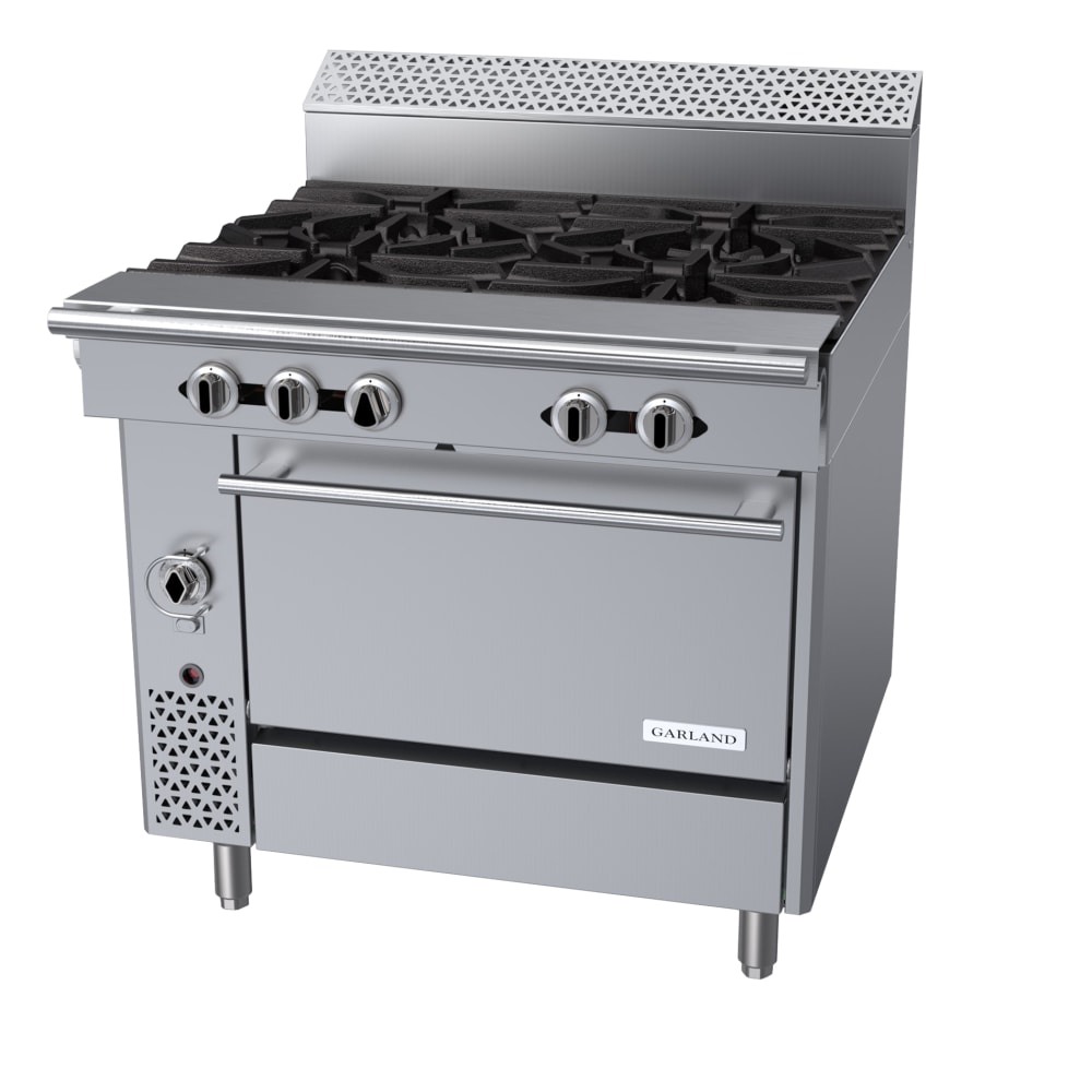 451-C367CLP 36" 4 Burner Gas Range w/ Convection Oven, Liquid Propane