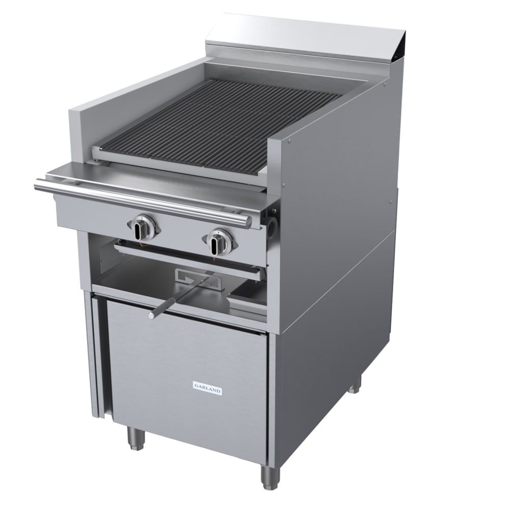 451-C24ABSLP 24" Gas Range w/ Charbroiler & Storage Base, Liquid Propane