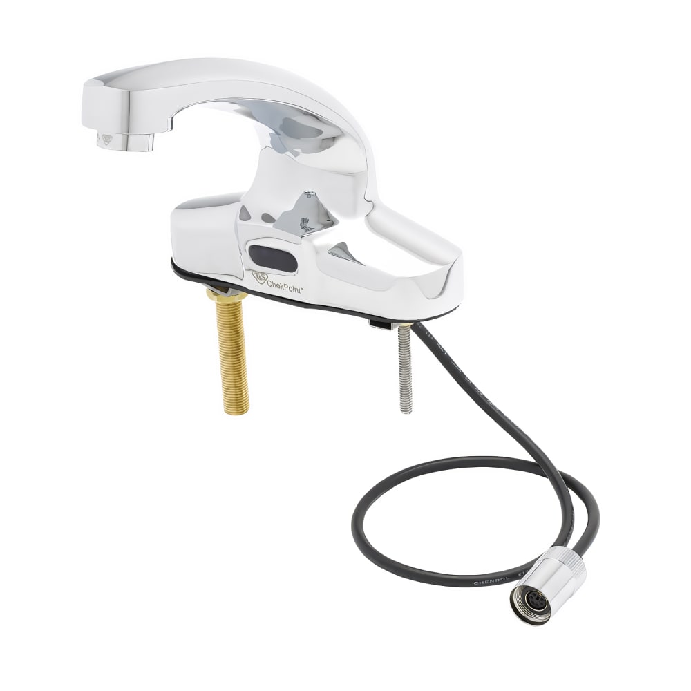 064-EC3104 Deck Mount Electronic Faucet - 4" Centers, Cast Spout, 100-240/1ph