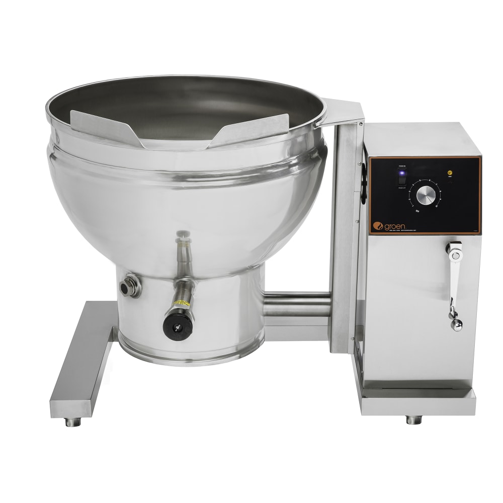 167-DEES40C2081 40 gal Steam Kettle - Manual Tilt, 2/3 Jacket, 208v/1ph