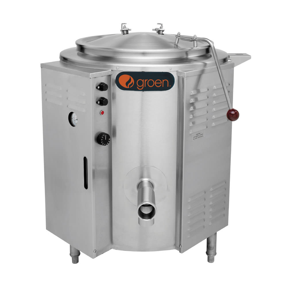 167-EE20 20 gal Steam Kettle - Stationary, 2/3 Jacket, 208v/3ph