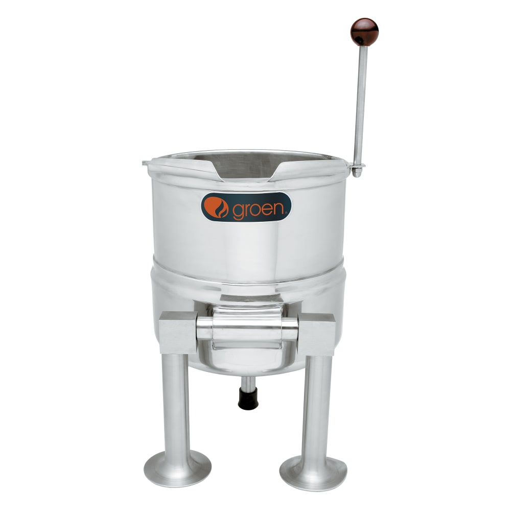 167-TDC310 2 1/2 gal Steam Kettle - Manual Tilt, 2/3 Jacket, Direct Steam
