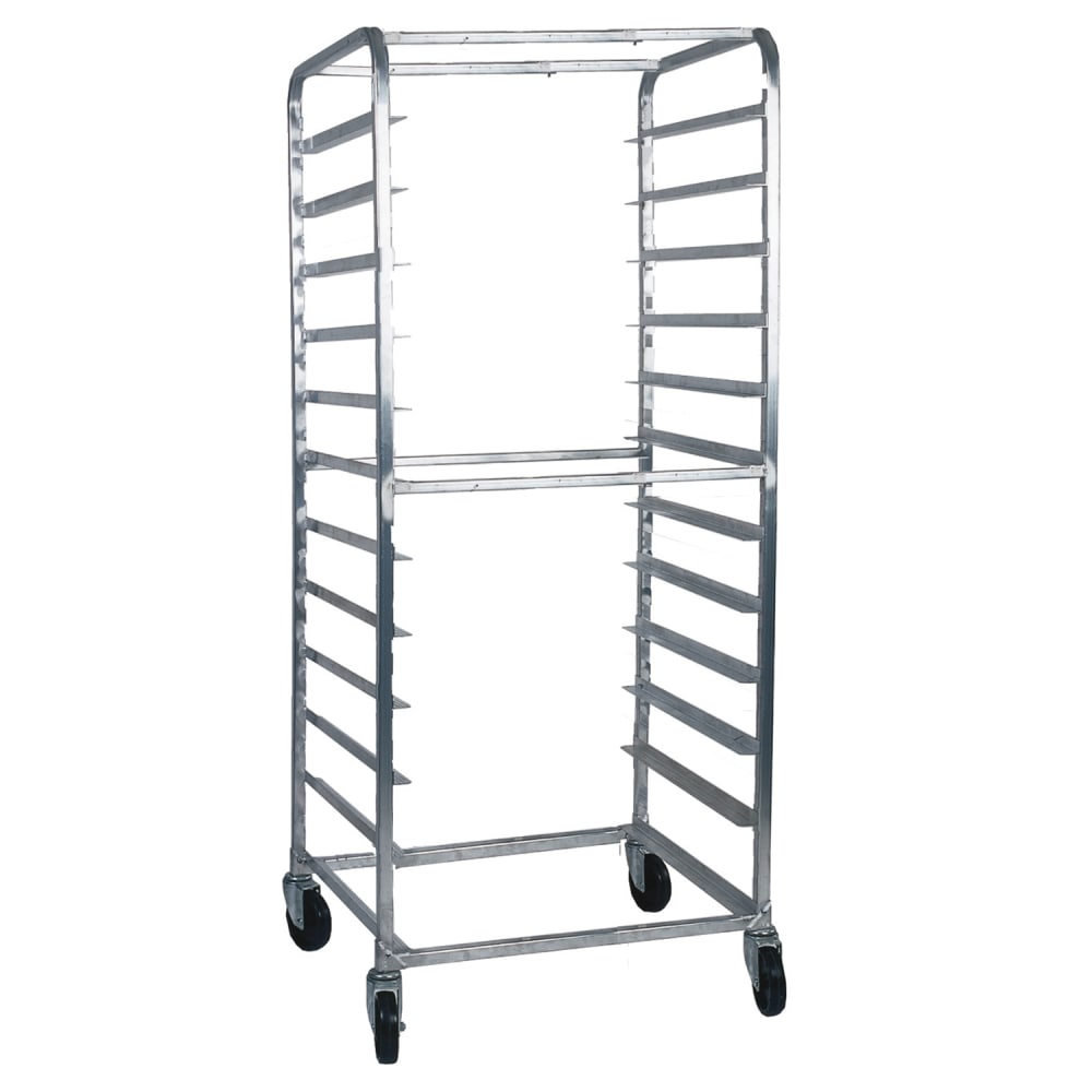 145-AL2615B 28"W 15 Sheet Pan Rack w/ 4" Bottom Load Slides