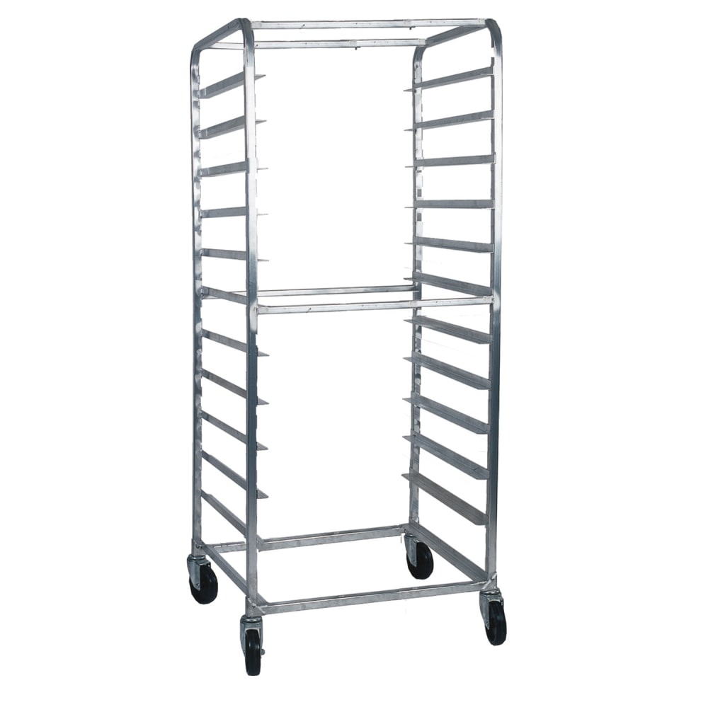 145-AL2620B 28"W 20 Sheet Pan Rack w/ 3" Bottom Load Slides