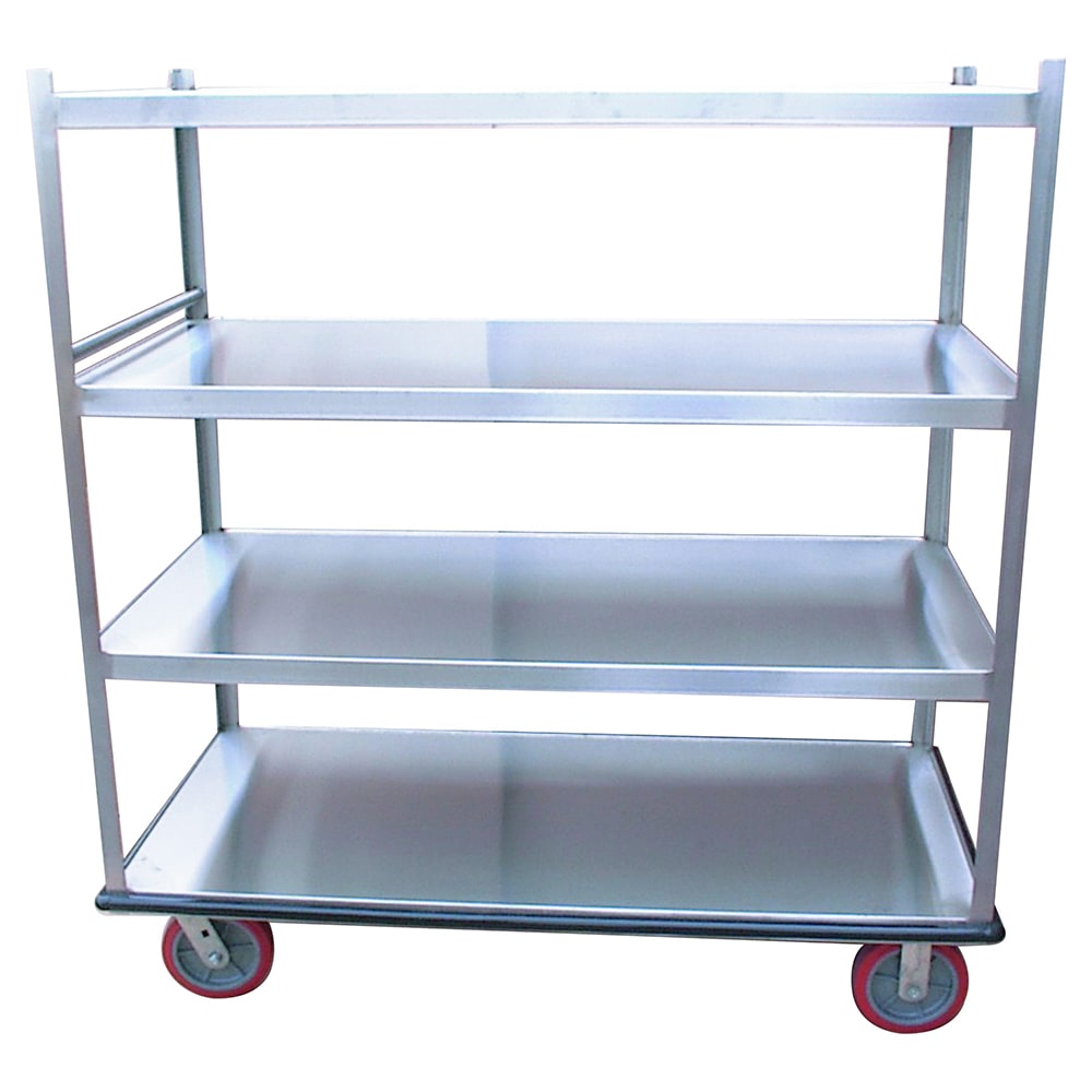 145-BNQT44SS Queen Mary Banquet Cart- 4 Levels, Stainless Steel 