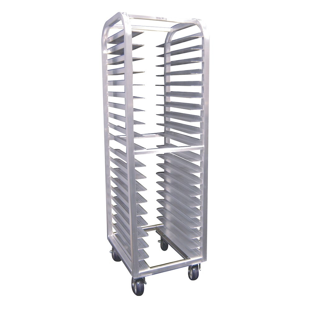 145-ALUN1812HD 21"W Universal Pan Rack w/ 5" Bottom Load Slides