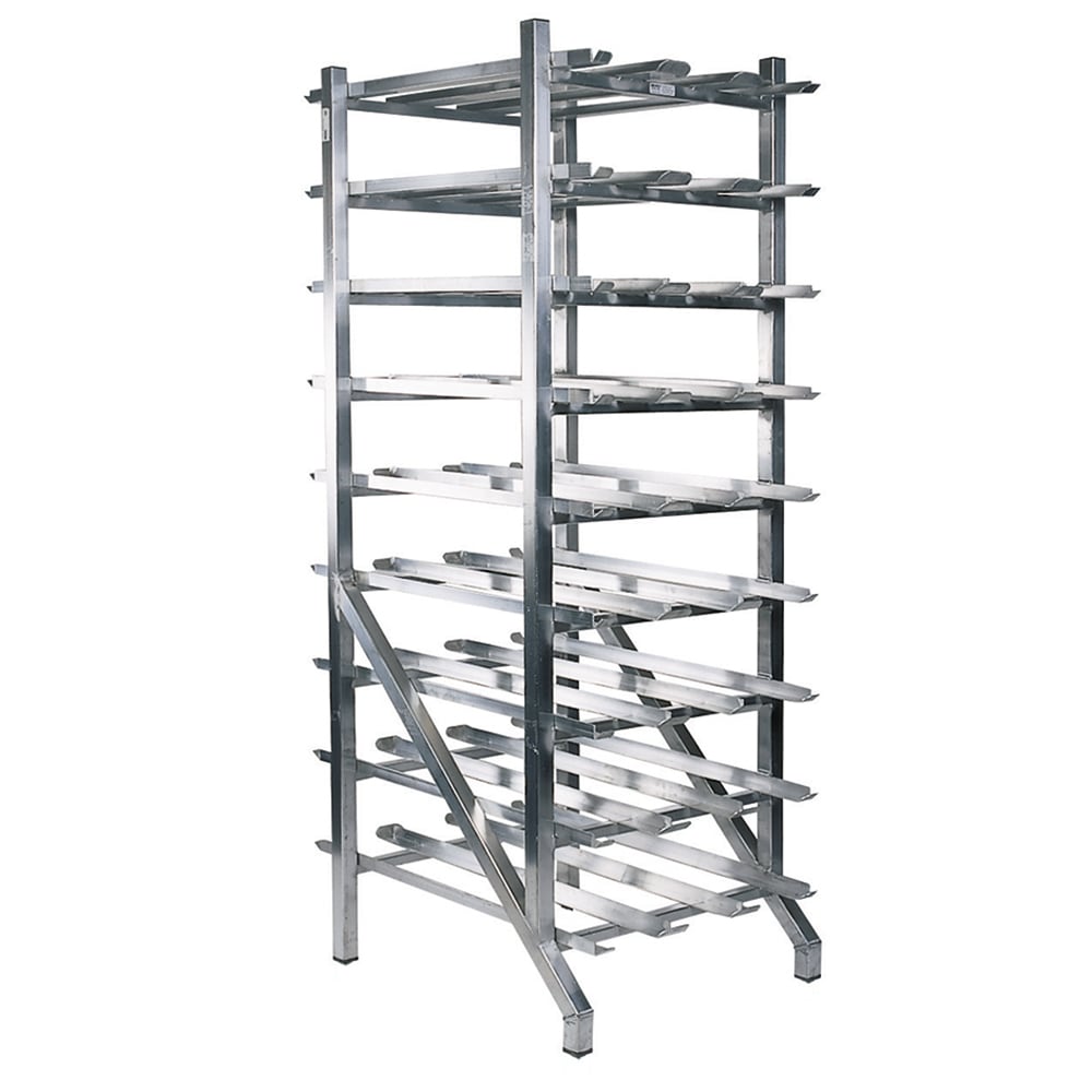 145-CR54PT 35"H Mobile Can Rack Storage w/ (54) #10 or (72) #5 Capacity