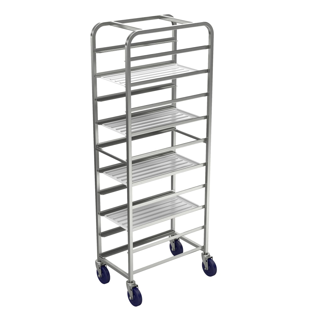 145-AL186 20"W 6 Platter Pan Rack w/ 6" Bottom Load Slides