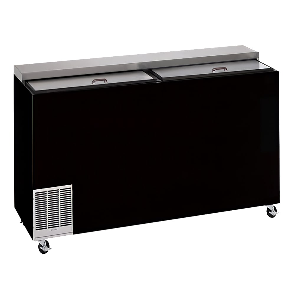 199-FR60RTBSSTK 2 Section Glass Chiller w/ 286 Mug Capacity, Black, 120v