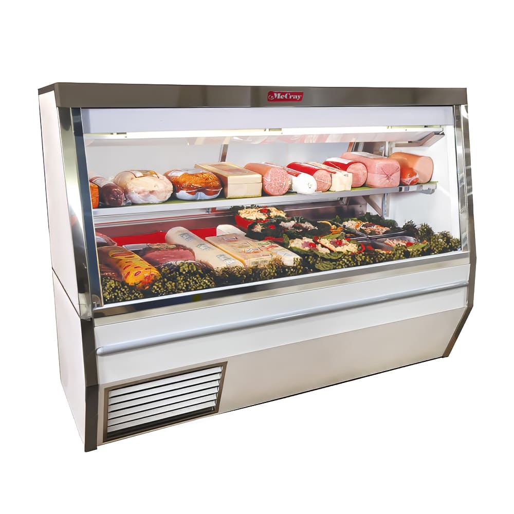 367-SCCDS34N4SLSLED 48" Full Service Deli Case w/ Straight Glass - (2) Levels, 115v