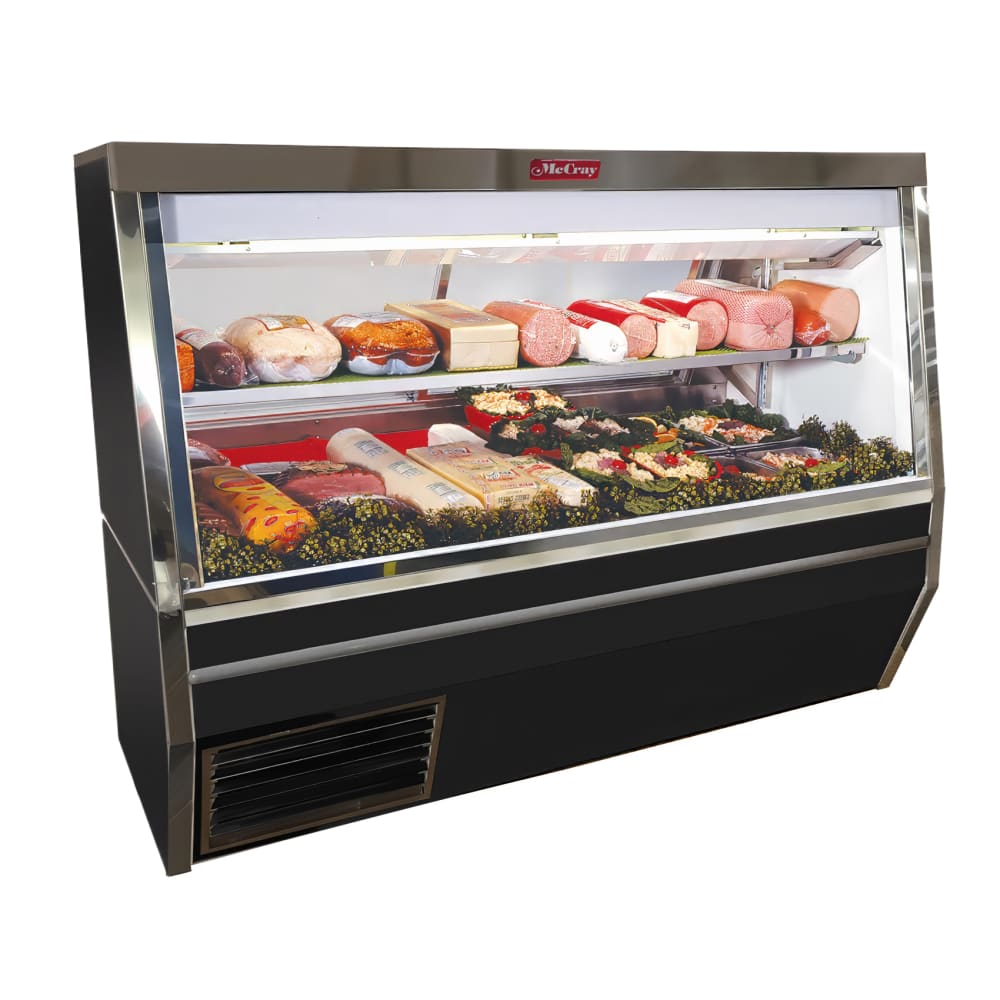 Howard-McCray SC-CDS34N-4-BE-LS-LE 48" Full Service Deli Case w/ Straight Glass - (2) Levels, 115v