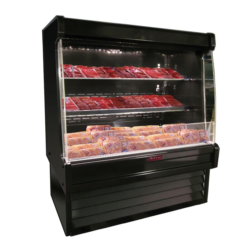 367-SCOM35E5LBLED 63" Vertical Open Air Cooler w/ (3) Levels, 115/208-230v