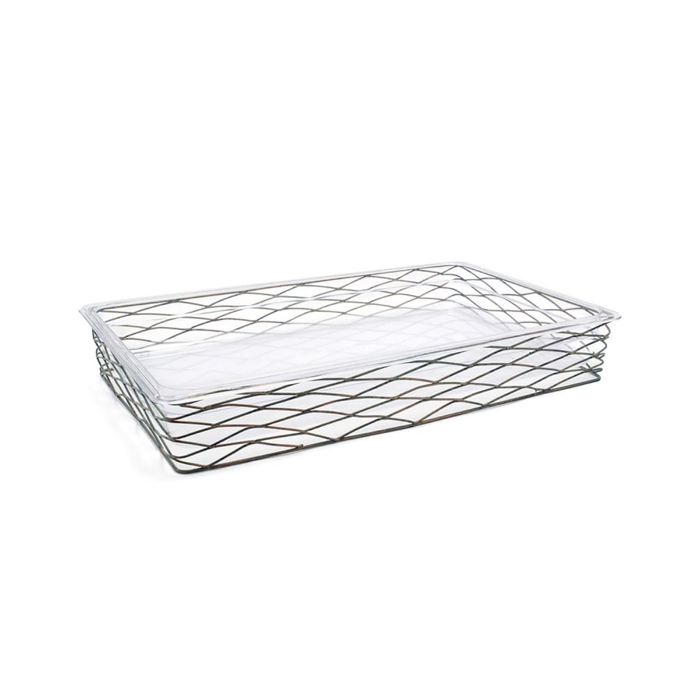 872-BHO060PTI20 Rectangular Ice Housing / Pan Set- 20 3/4" x 12 3/4" x 3", Iron, P...