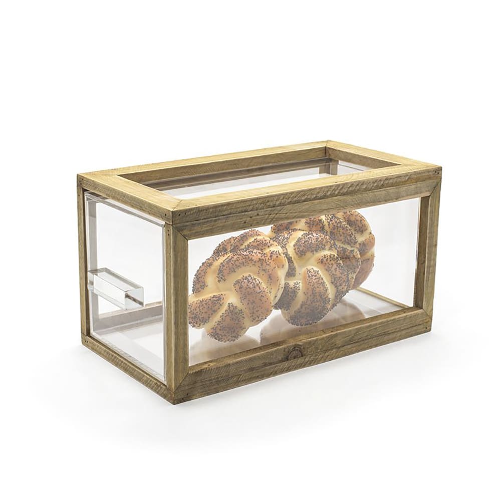 872-BHO084NAW20 Rectangular Rustic Wood™ Drawer Display Set - 6 1/2" x 13", Acrylic/ Wo...