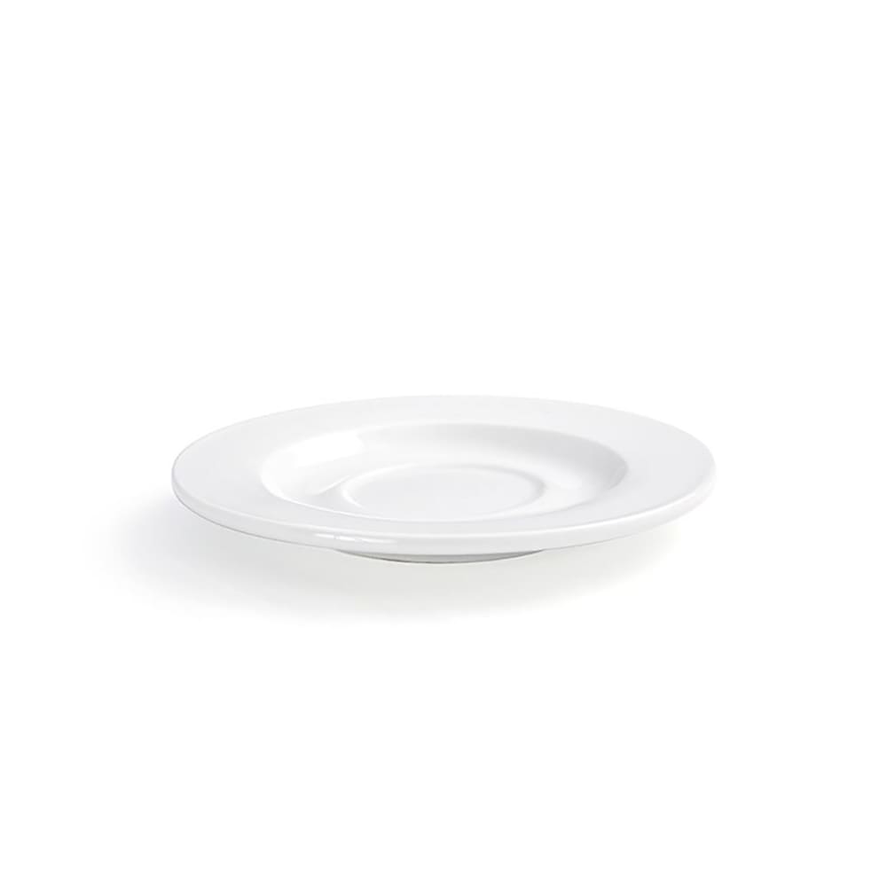 872-DCS044WHP23 6" Round Monaco Saucer - Porcelain, White