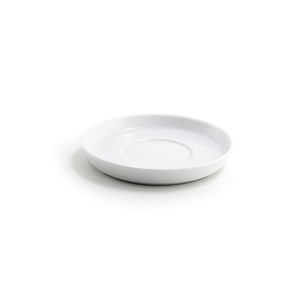 872-DCS020WHP23 4 1/2" Round Soho Saucer - Porcelain, White