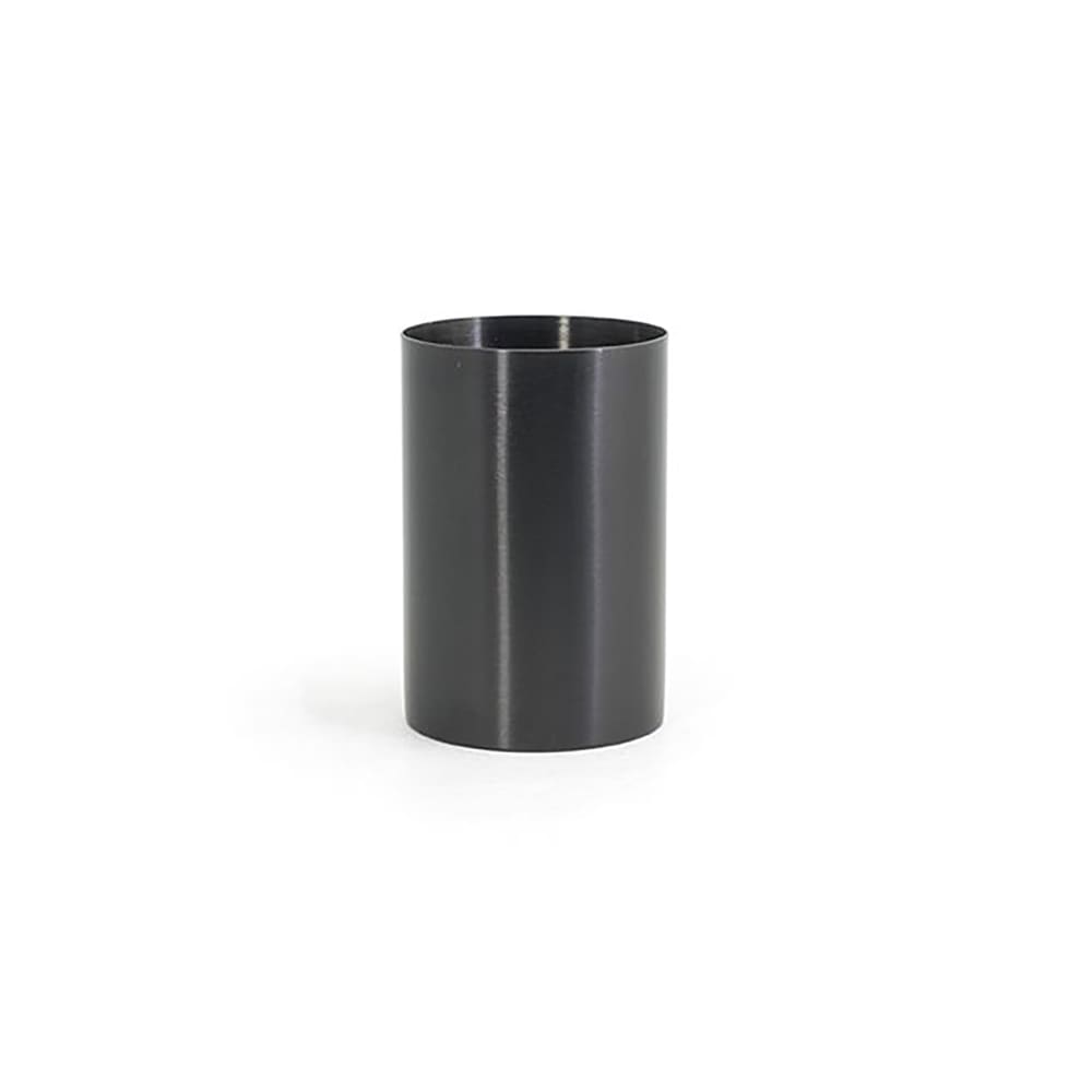 872-DMU020BKS22 10 oz Round Holder - Stainless Steel, Matte Black