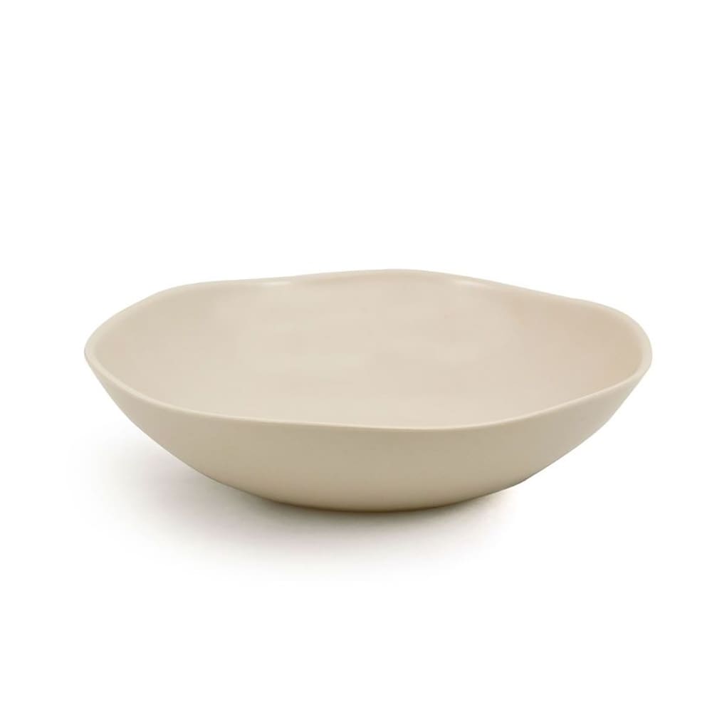 872-DBO191NAB22 34 oz Round Platewise® Bowl - Bamboo, Natural