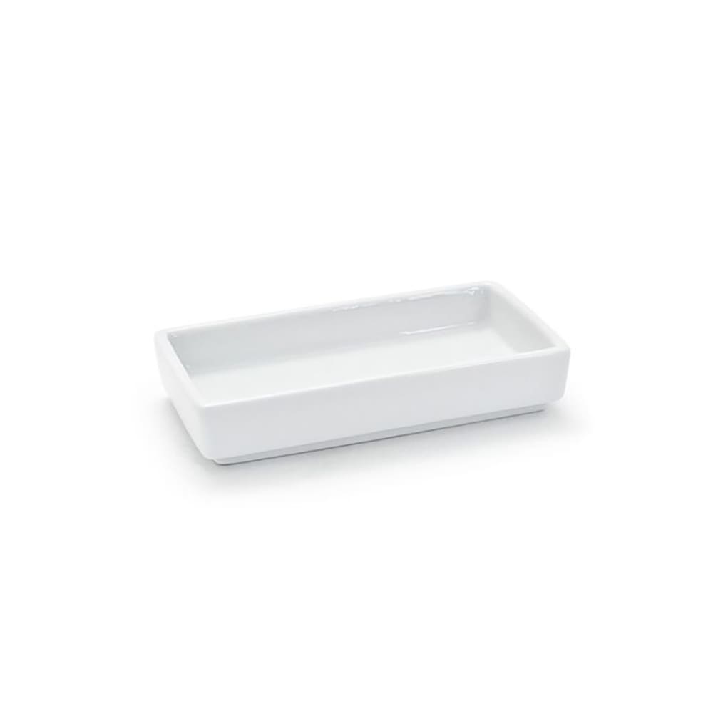 Rectangular Ramekins Front of the House 2 1/2 oz Rectangular Mod® Ramekin - Porcelain, White ...