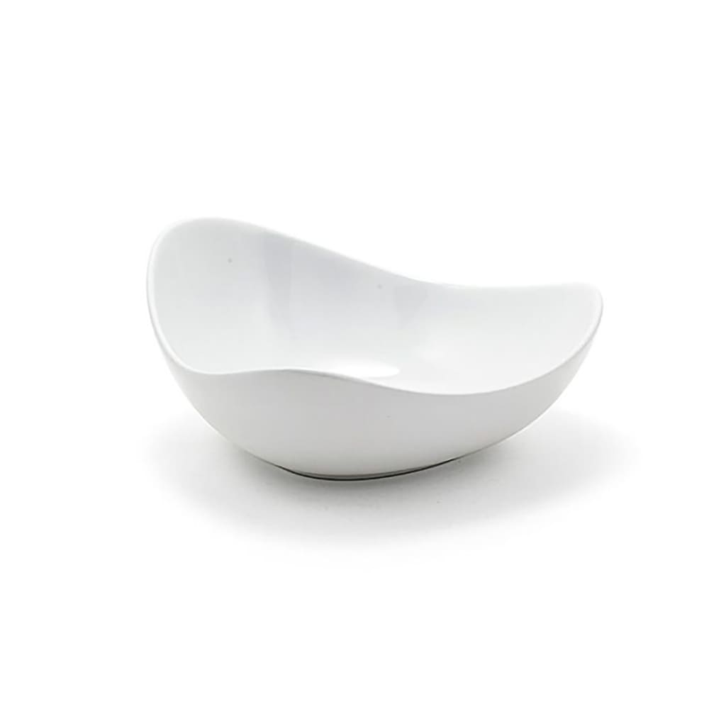 872-DBO151WHP21 28 oz Triangular Lotus Bowl - Porcelain, White