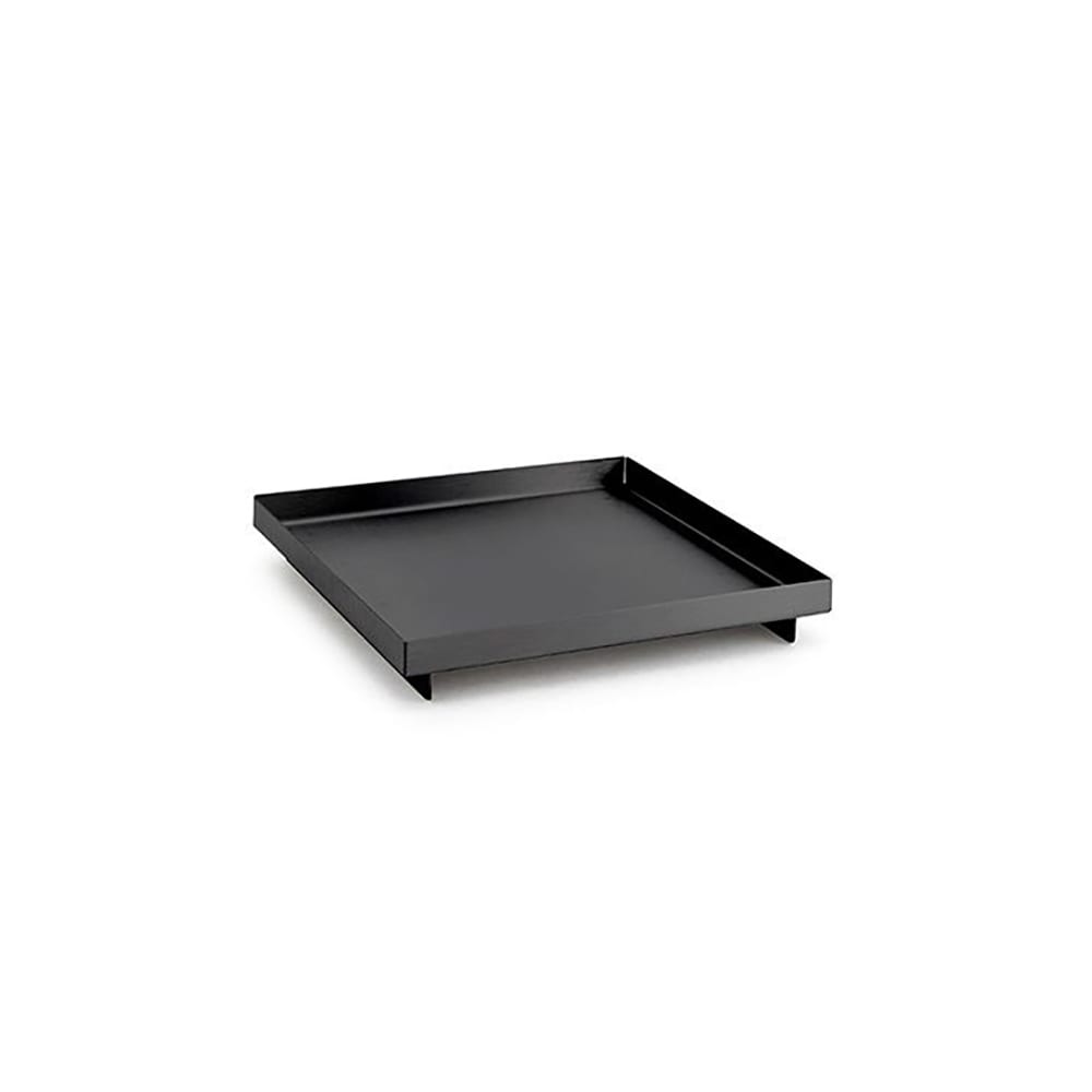 872-RTR015BKS12 6" Square Tokyo Tray - Stainless Steel, Matte Black