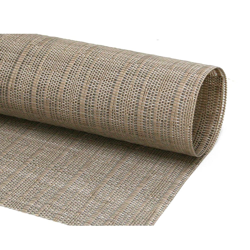 872-RTL002TAV83 Rectangular Tan Placemat - 24" x 16 1/4", Woven Vinyl, Metroweave®
