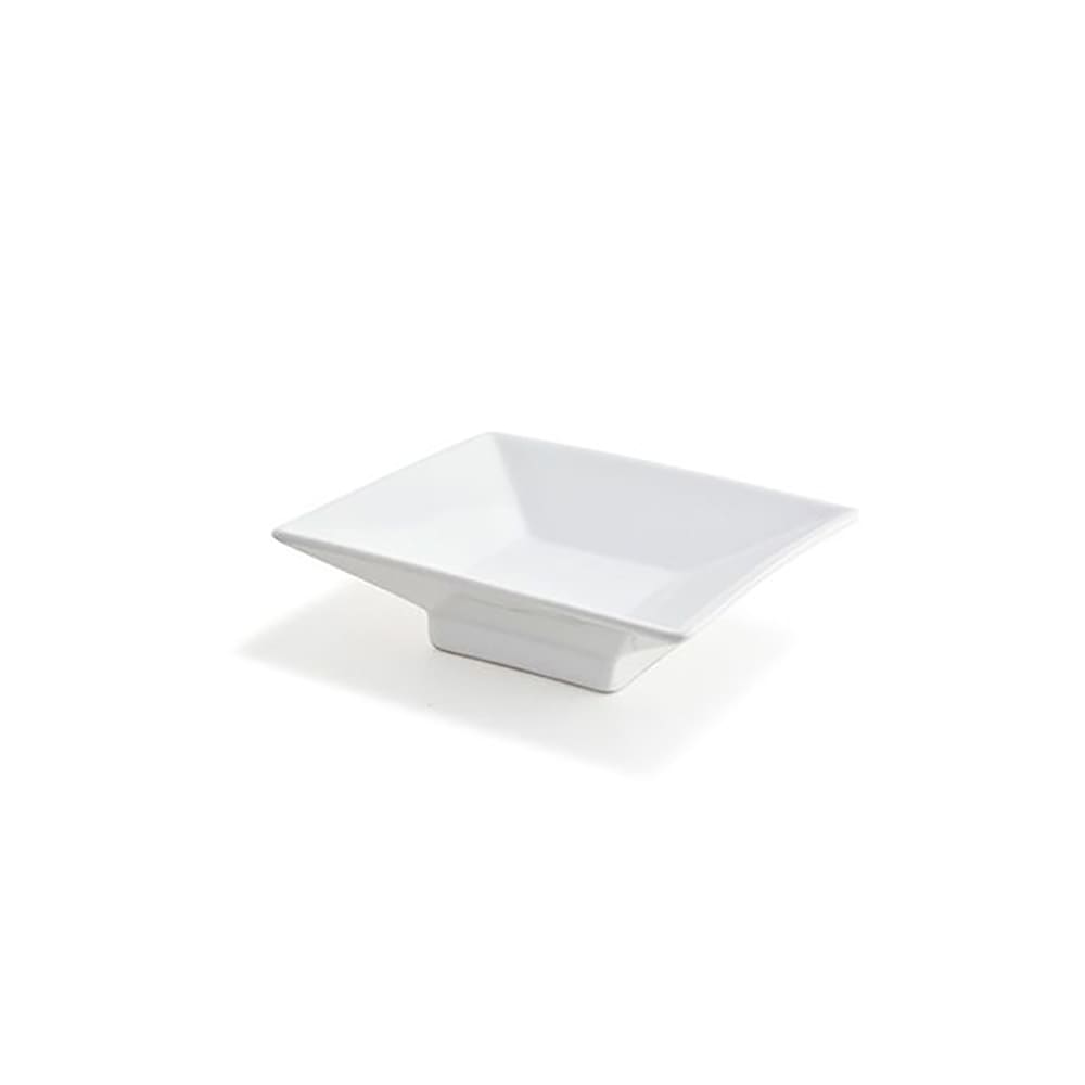 872-DSD024WHP13 1 oz Square Kyoto™ Dish - Porcelain, White