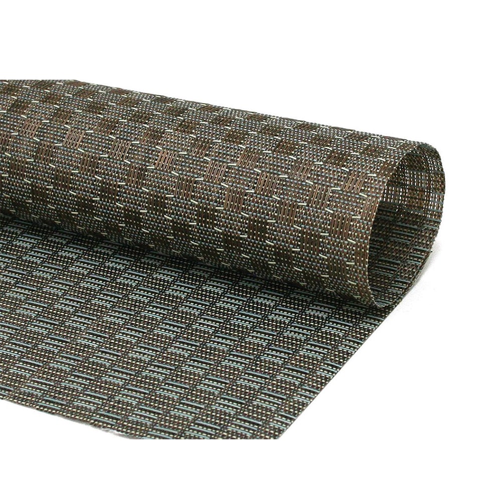 872-RTL005COV83 Rectangular Bronze Placemat - 24" x 16 1/4", Woven Vinyl, Metroweave®