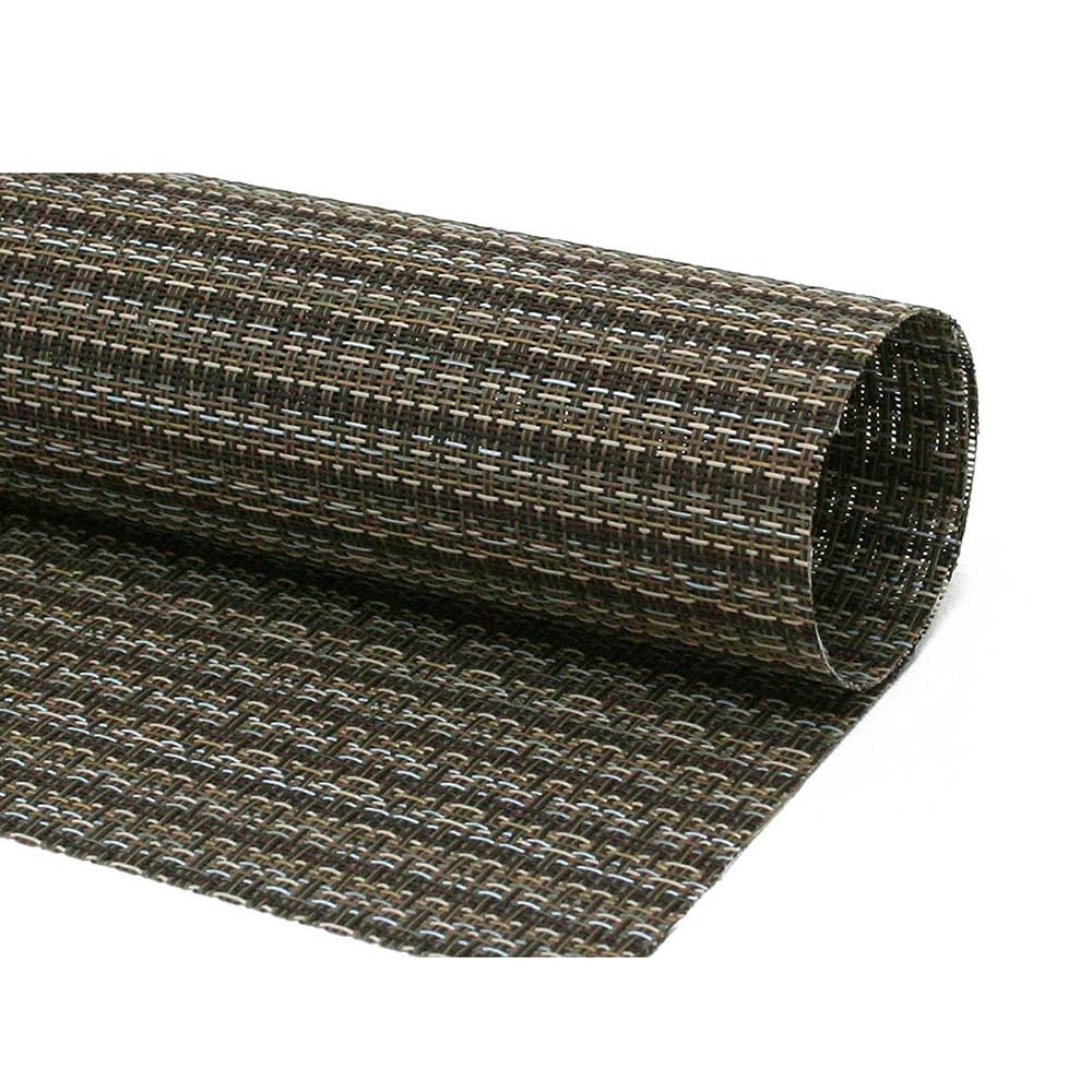 872-XPM080ESV83 Rectangular Mocha Placemat - 14" x 11", Woven Vinyl, Metroweave®