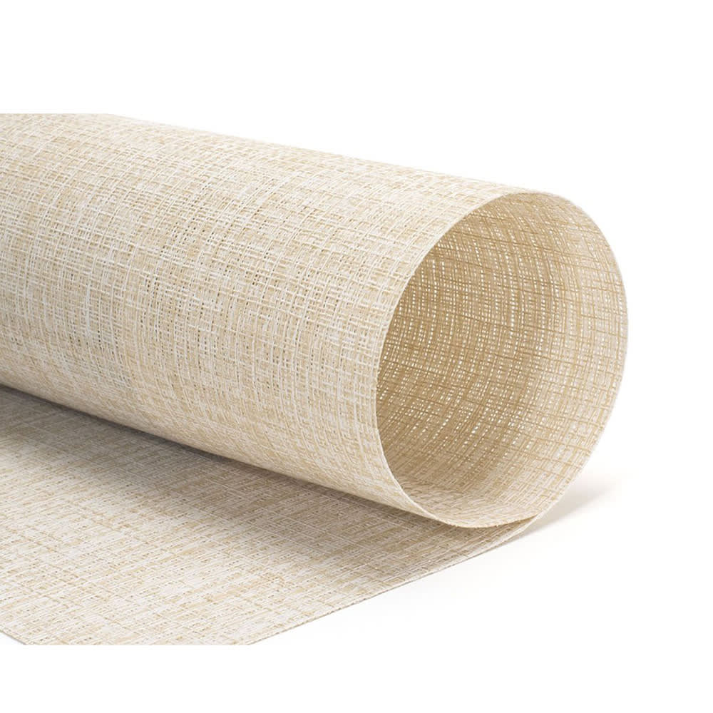 872-XPM121NAV83 Rectangular Natural Placemat - 16" x 12", Woven Vinyl, Metroweave®