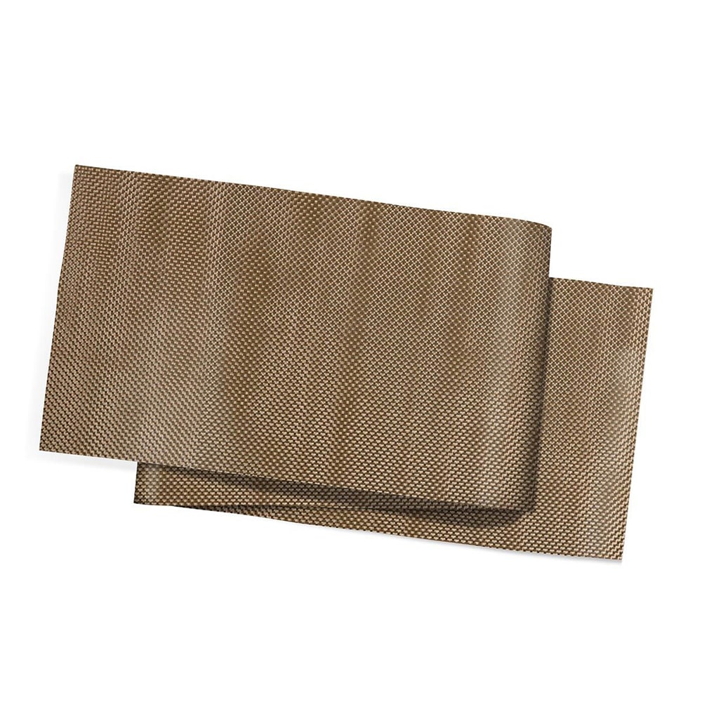 872-XRU007COV80 Rectangular Canyon Placemat Runner - 72" x 14", Woven Vinyl, Metroweave...