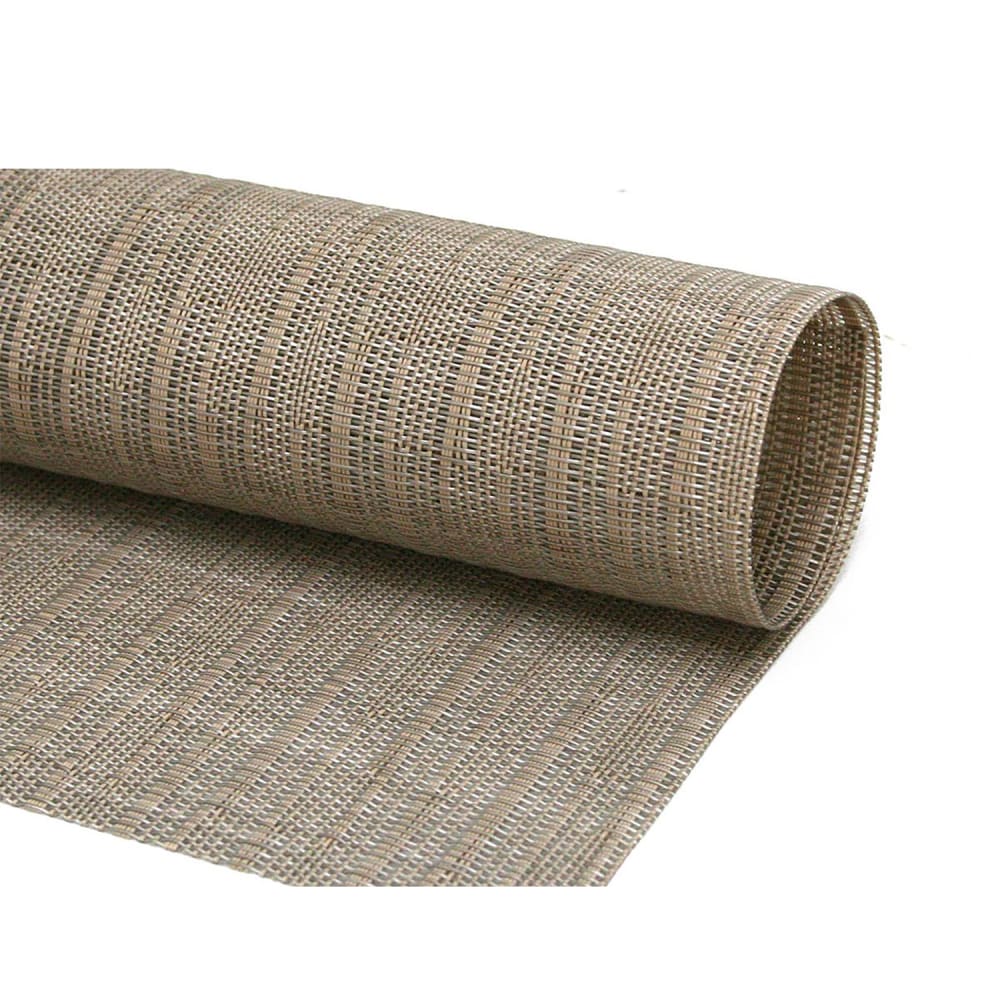 872-XPM027TAV83 Rectangular Tan Placemat - 14" x 11", Woven Vinyl, Metroweave®