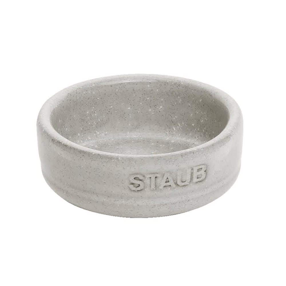 Staub 1010477 1 1/2 oz Condiment Dish Set 4 Piece, Ceramic, White Truffle