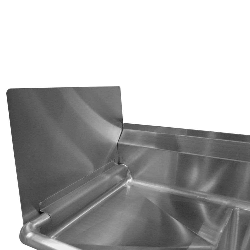 009-K700F30X 12" Side Splash for 30"W FC & FE Sinks