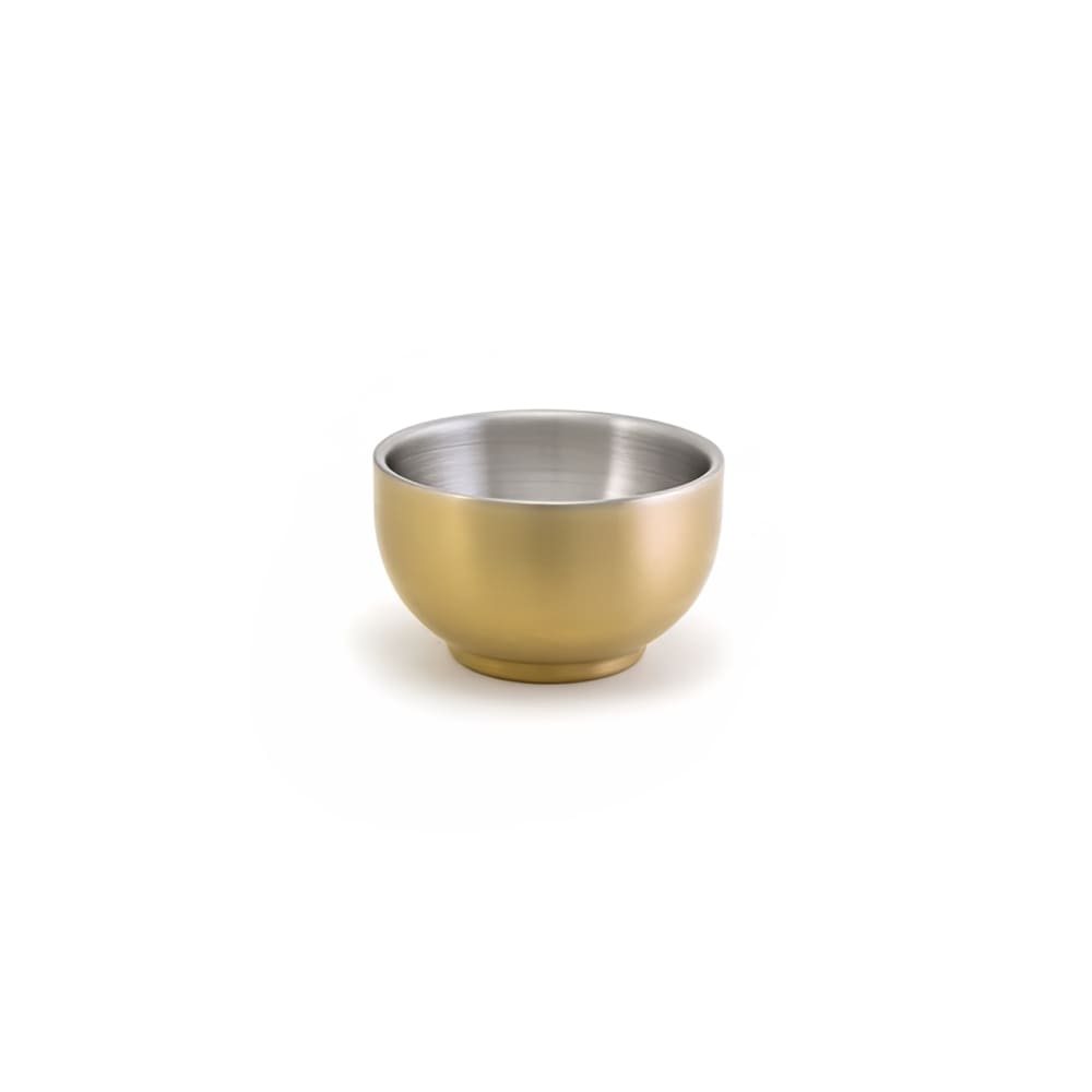 872-DBO124GOS23 2 1/2 oz Harmony™ Ramekin - Stainless Steel, Matte Brass