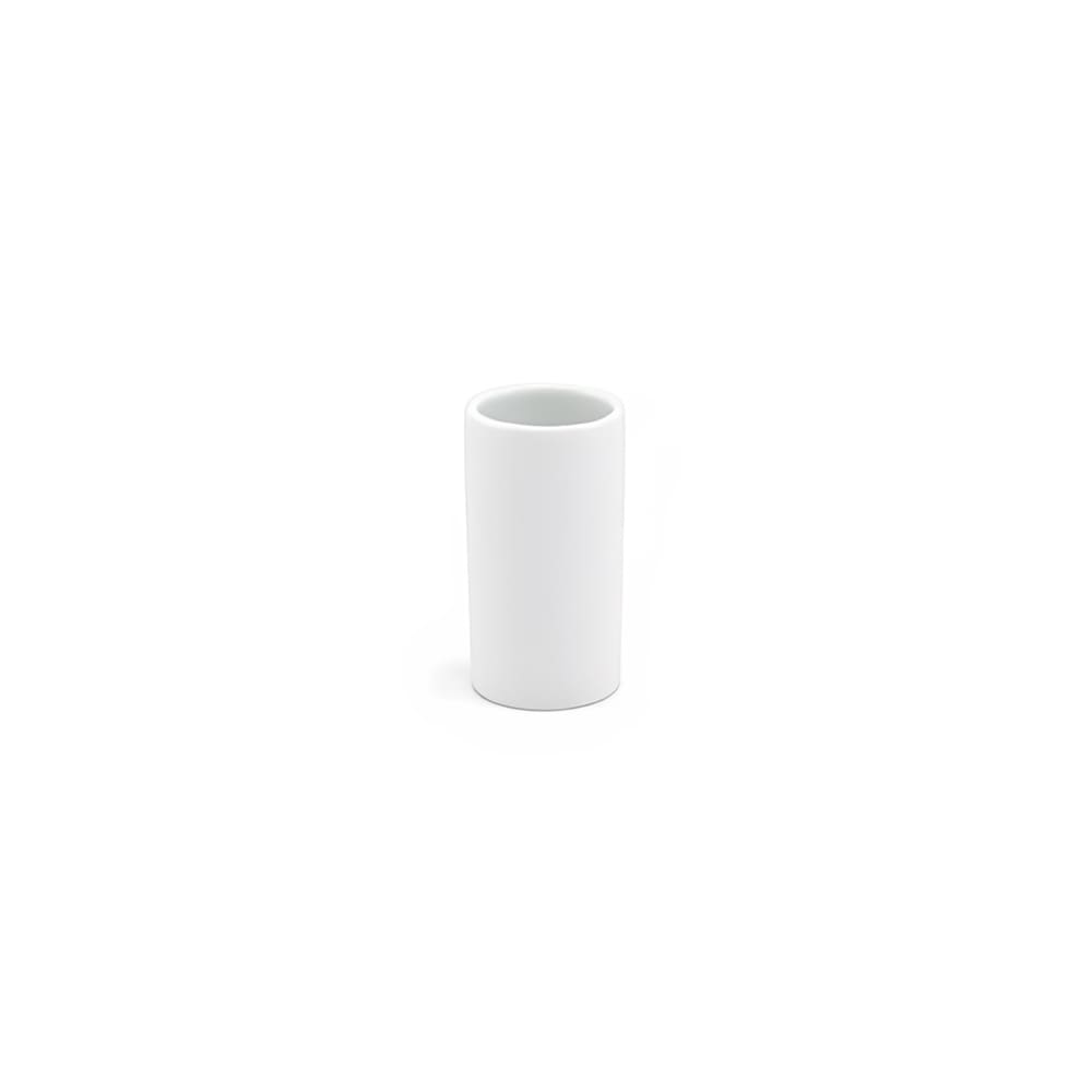 872-DMU013WHP23 1 1/2 oz Round Cup - Porcelain, White