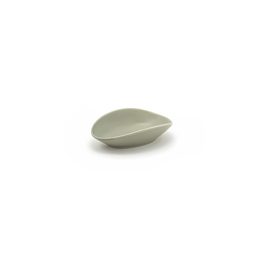 872-DSD061GYP23 3 oz Oval Tides™ Ramekin - 5" x 3 1/4", Porcelain, Pumice