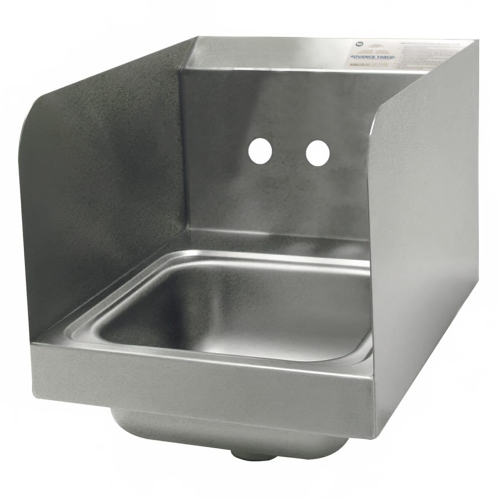 009-7PS23ECSPNFX Wall Mount Commercial Hand Sink w/ 9"L x 9"W x 5"D Bowl, Side Spl...