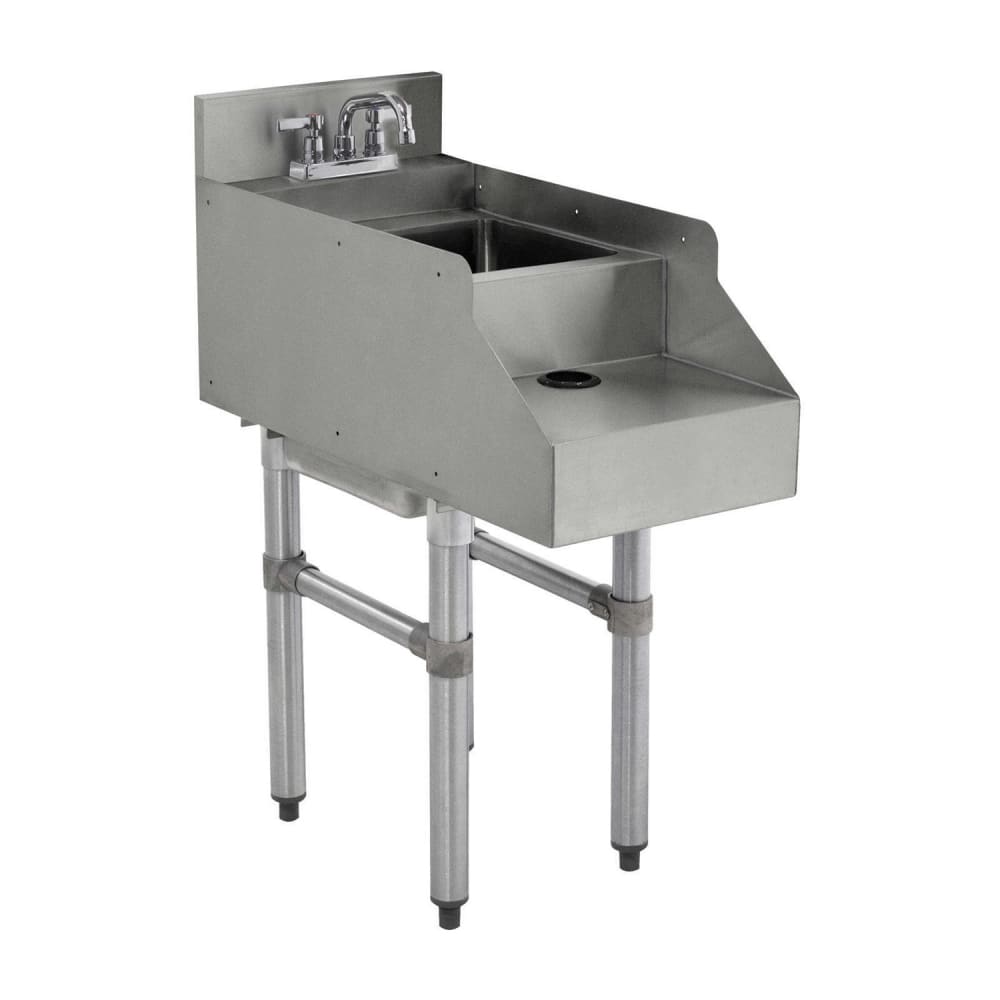 009-CRRS18X 18" Underbar Blender Recess Station w/ Dump Sink & Faucet