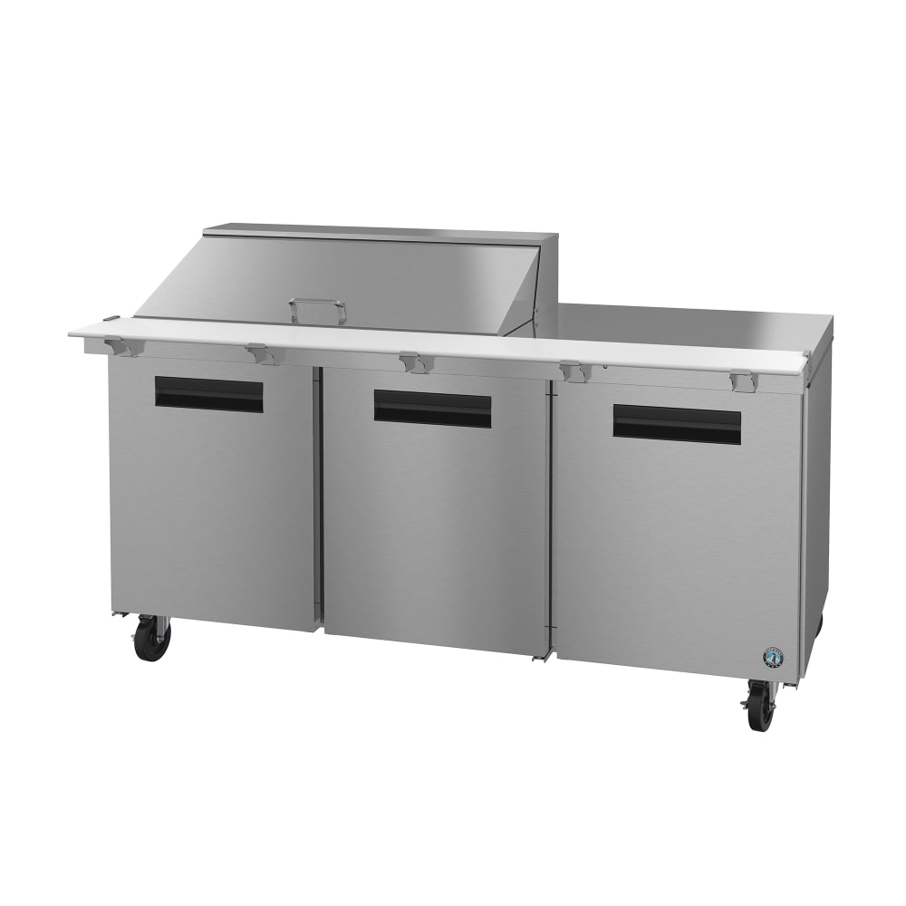440-SR72B18M 72" Steelheart Mega Top Sandwich/Salad Prep Table w/ Refrigerated Base, 115v