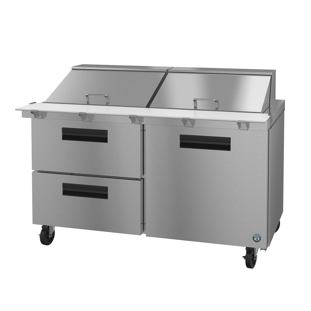 440-SR60B24MD2 60" Steelheart Mega Top Sandwich/Salad Prep Table w/ Refrigerated Base, 115v