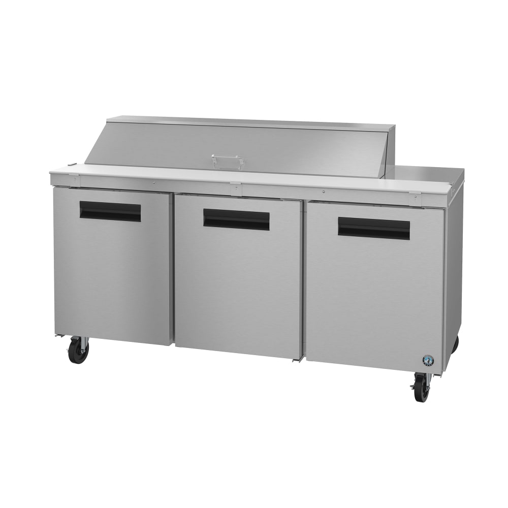 440-SR72B16 72" Steelheart Sandwich/Salad Prep Table w/ Refrigerated Base, 115v