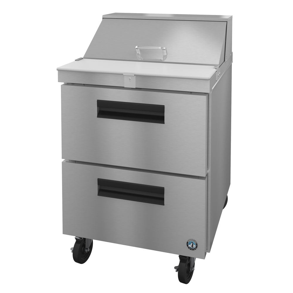440-SR27B8D2 27" Steelheart Sandwich/Salad Prep Table w/ Refrigerated Base, 115v