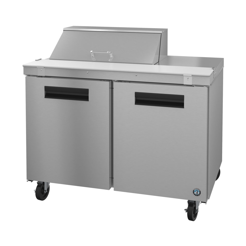 440-SR48B8 48" Steelheart Sandwich/Salad Prep Table w/ Refrigerated Base, 115v
