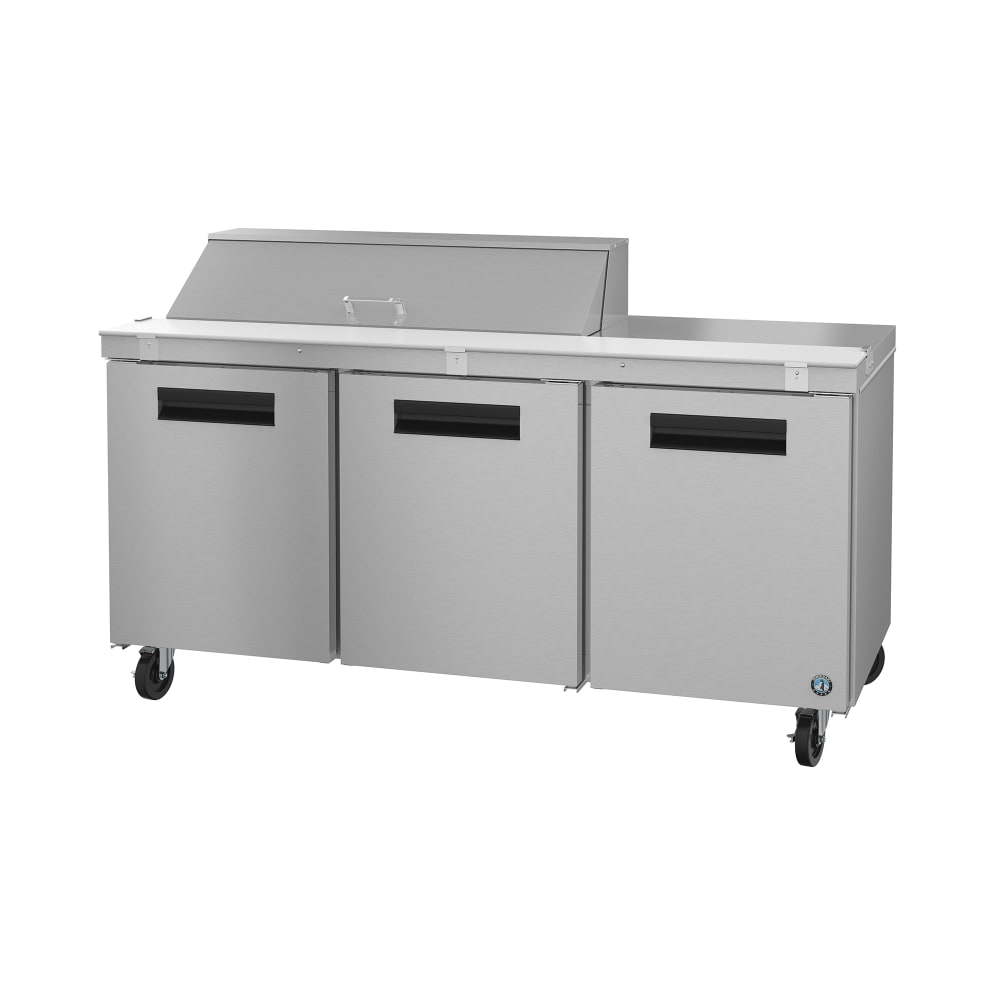 440-SR72B12 72" Steelheart Sandwich/Salad Prep Table w/ Refrigerated Base, 115v