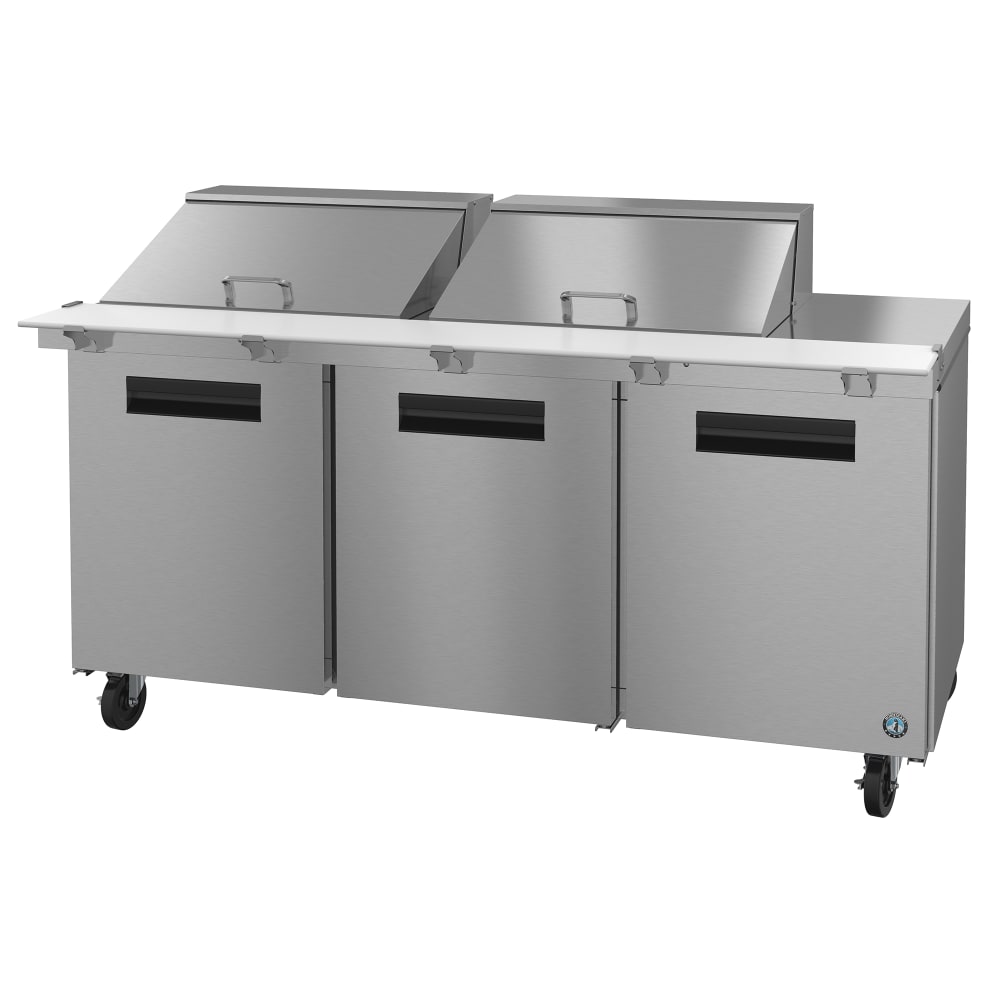 440-SR72B24M 72" Steelheart Mega Top Sandwich/Salad Prep Table w/ Refrigerated Base, 115v
