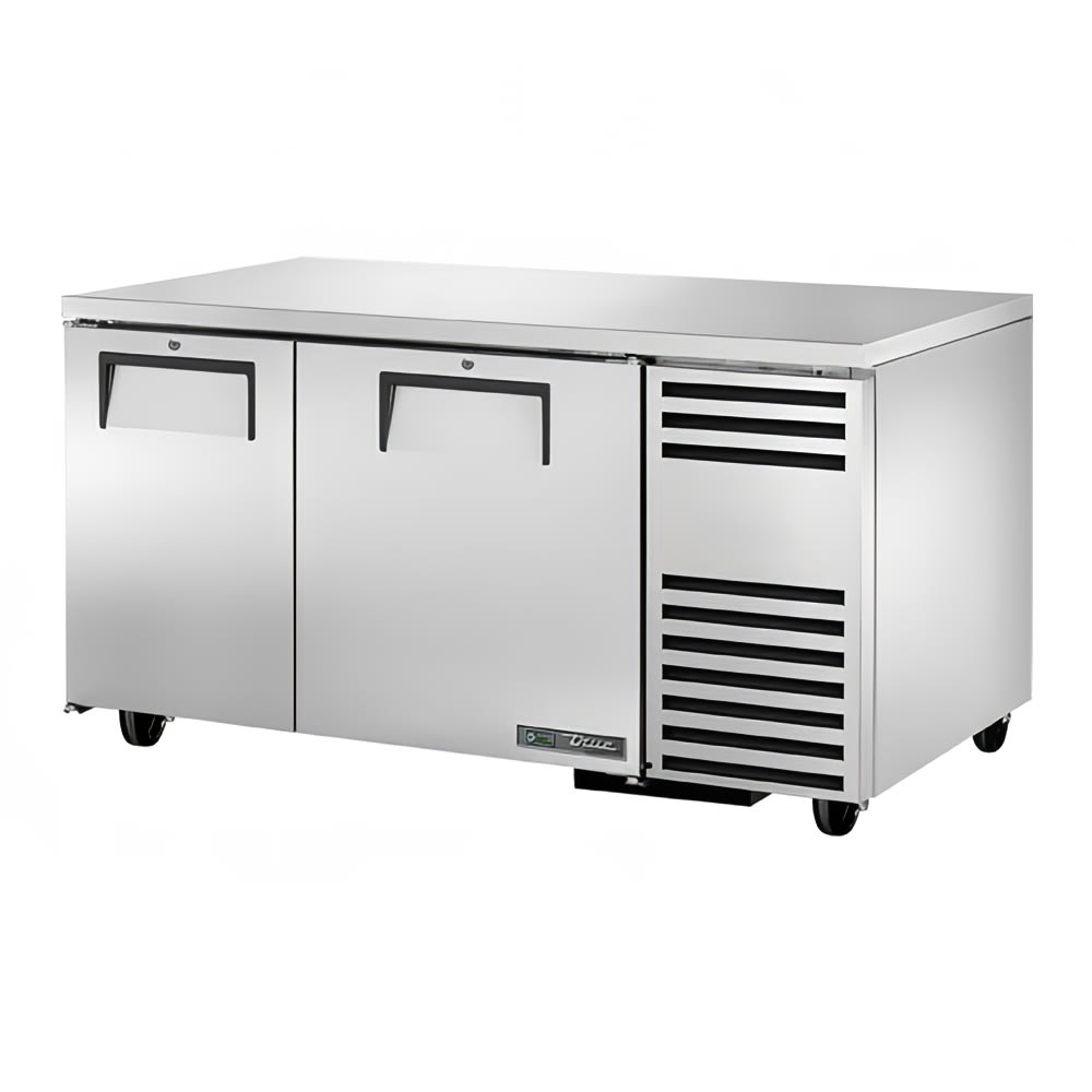 598-TUC6032F 60" W Undercounter Freezer w/ (2) Sections & (2) Doors, 115v