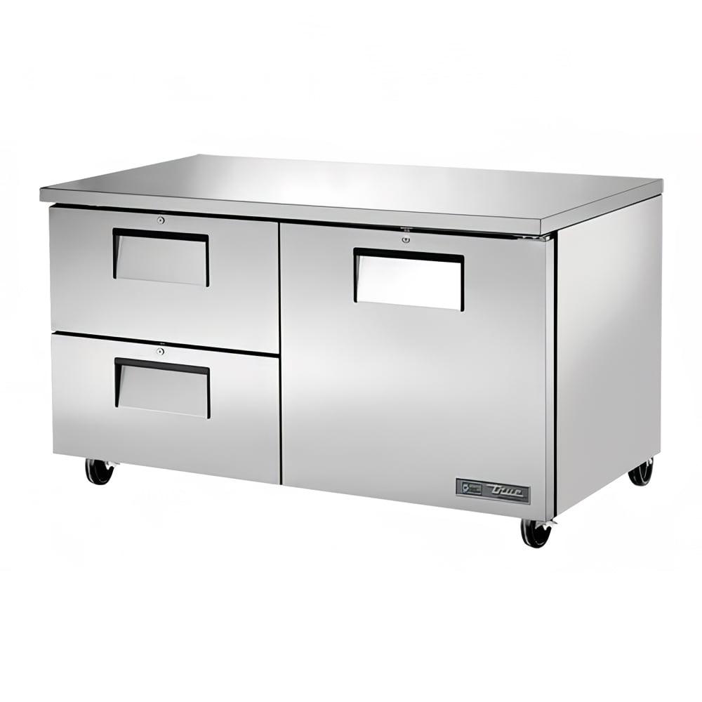 598-TUC60D2HCDRWRGT 60" W Undercounter Refrigerator w/ (2) Sections, (2) Drawers & (1) D...