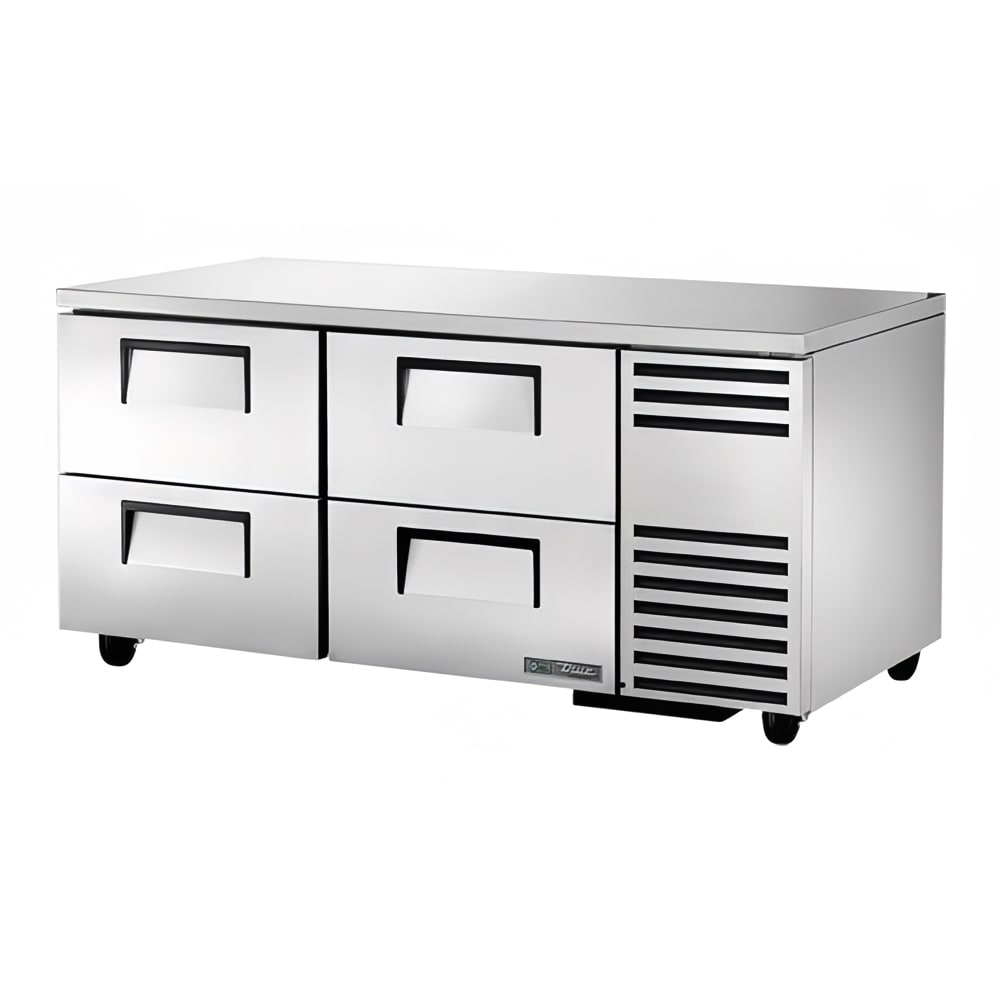 598-TUC67D4 67" W Undercounter Refrigerator w/ (2) Sections & (4) Drawers, 115v