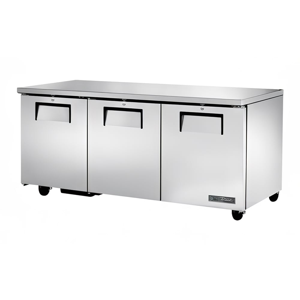 598-TUC72ADA 72" W Undercounter Refrigerator w/ (3) Sections & (3) Doors, 115v